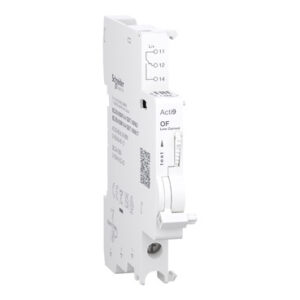 Contacto auxiliar, Acti9 A9N, SD, 1 C/O, 2mA a 100mA, 24VCA a 250VCA, 24VCC a 220VCC, conexión inferior-image
