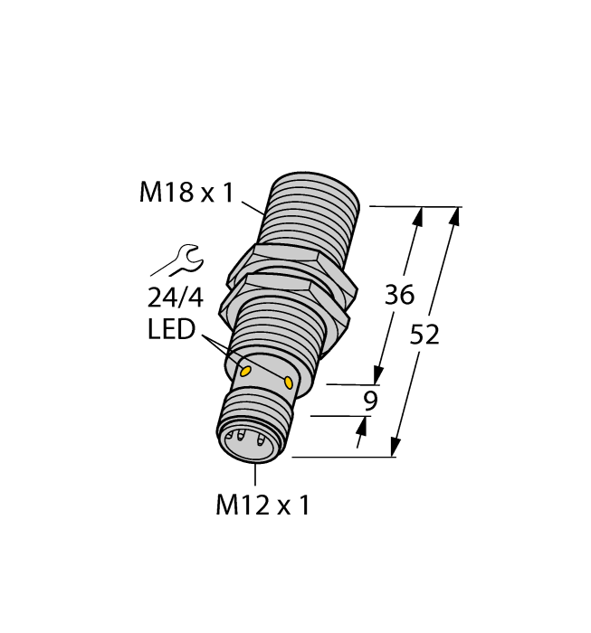 BI7C-EM18-VP6X-H1141 Sensor inductivo – Para la detección de materiales de carbono