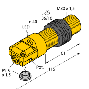 BC10-P30SR-VP4X2 Sensor capacitivo