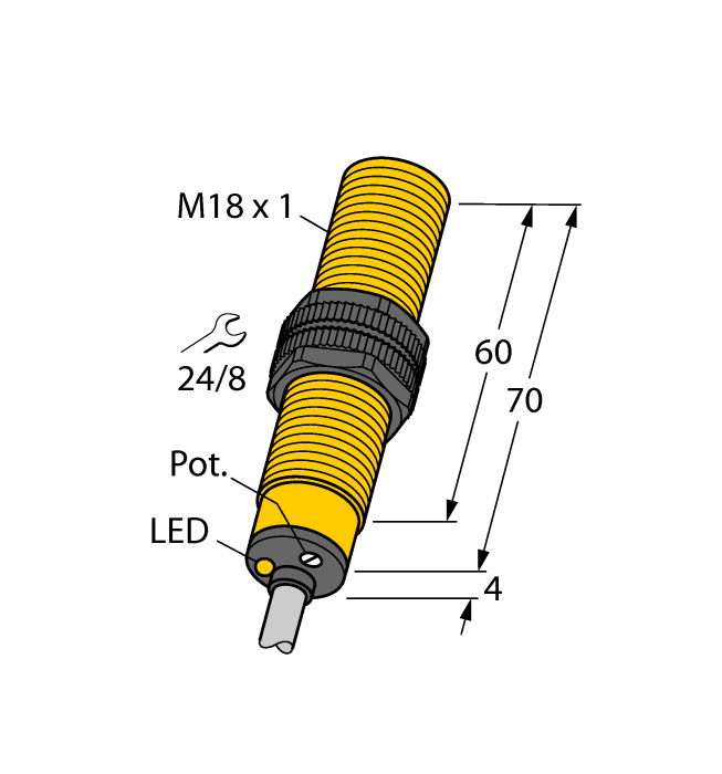 BCF5-S18-AP4X Sensor capacitivo