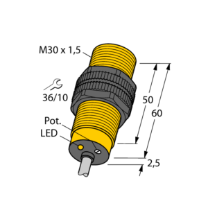 BCE10-S30-VP6X Sensor capacitivo – Con potenciómetro