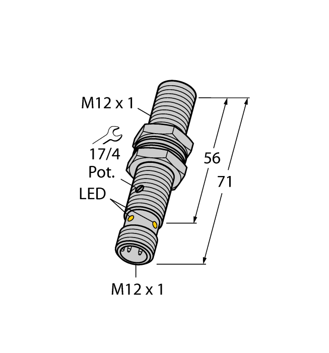 BC3-M12-AP6X-H1141 Sensor capacitivo - Imagen 2