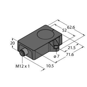 BI20C-QR20-VP6X2-H1141 Sensor inductivo – Para la detección de materiales de carbono