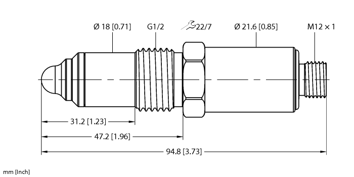 NCLS-30-UP6X-H1141 Sensor capacitivo con límite de nivel - Imagen 2