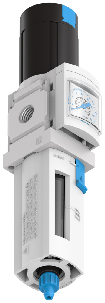 Unidad de filtro y regulador MS4-LFR-1/8-D6-CRM-AS - Imagen 3