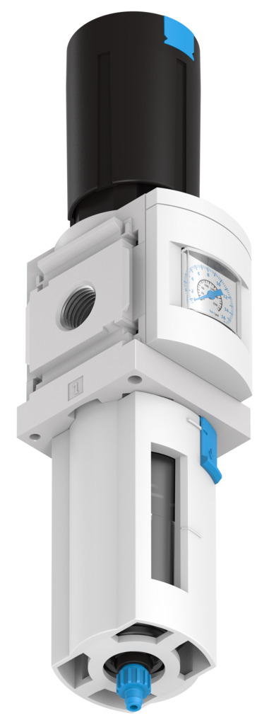 Unidad de filtro y regulador MS6-LFR-1/4-D6-CRM-AS
