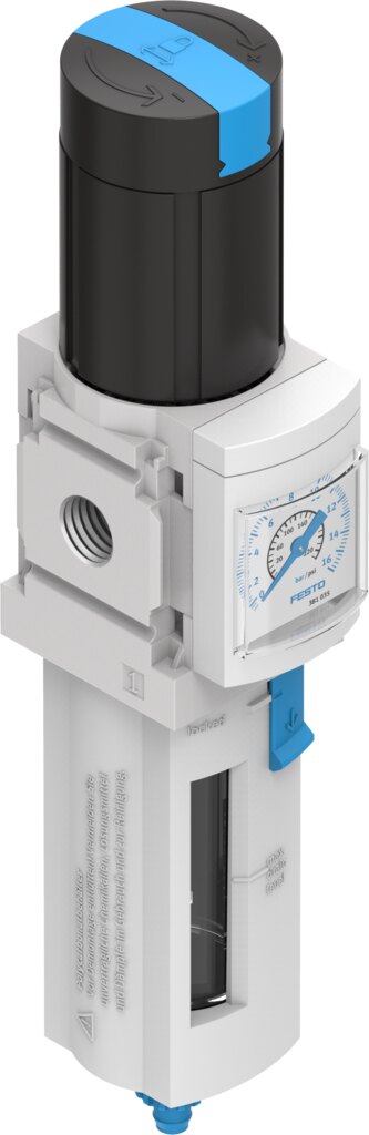 Unidad de filtro y regulador MS4-LFR-1/8-D6-CRM-AS
