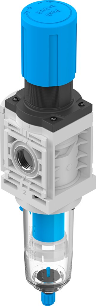 Unidad de filtro y regulador MS6-LFR-1/2-D6-E-P-M-AG-BAR-B