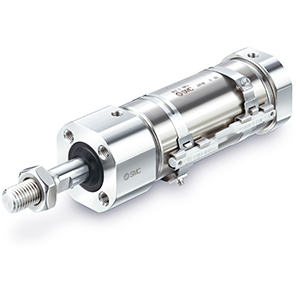 Cilindro compacto de acero inoxidable  Modelo con mejorada resistencia al agua – CM5