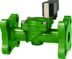 8303400.9101.02400  Válvula de accionamiento eléctrico inderecto de acero fundido, brida DN25