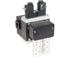 SCVA101DE1A02400  SCVA10 - 3/2 Válvula de seguridad autocontrolada de accionamiento eléctrico